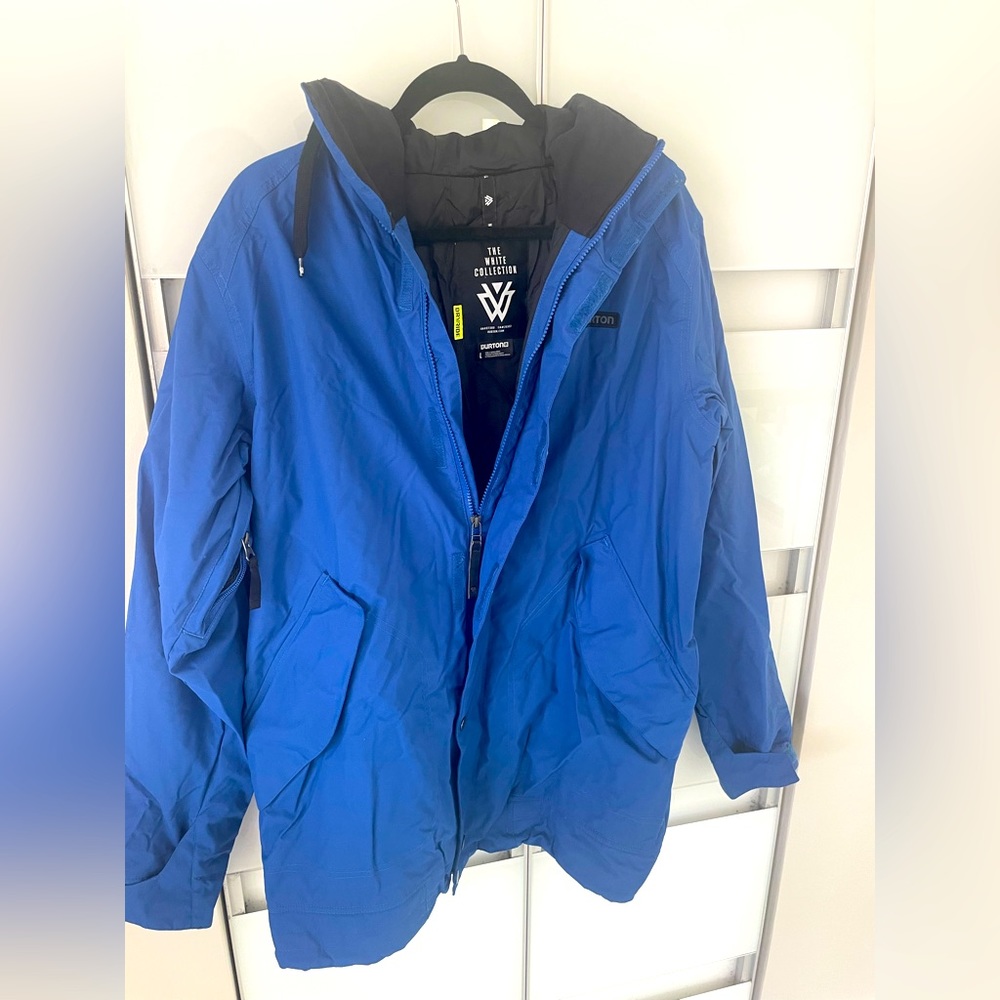 BURTON white collection Mens ski jacket